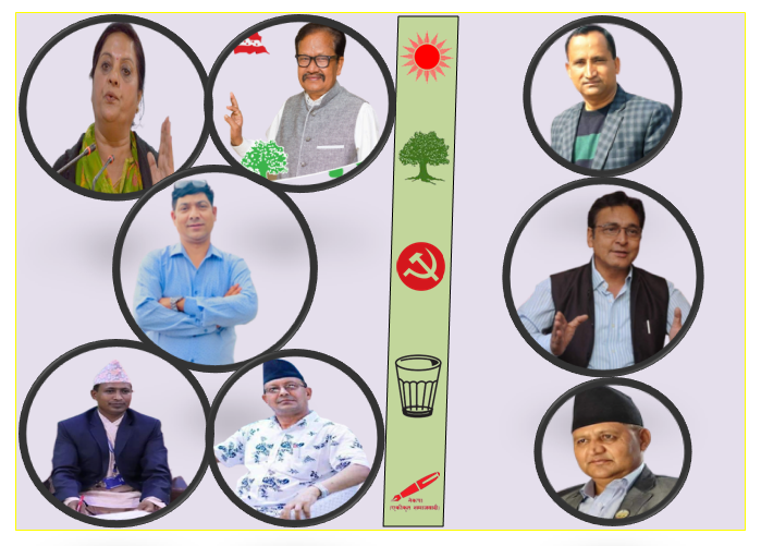 अर्घाखाँची: एमाले गाउँगाउँमा, कांग्रेसका नेता काठमाण्डौमा